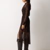Wild Feather Shirt Dress | Brown