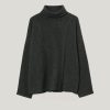 Overlap Seam Detail Jumper | Charcoal