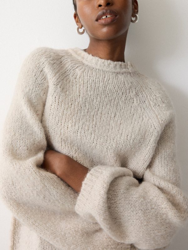 Soft Boucle Jumper | Cream