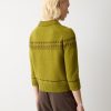 Donegal V Collar Top | Green
