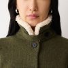 Sherpa Collar Cardigan | Khaki