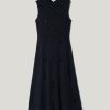 Embellished Knitted Dress | Navy