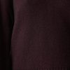 Wool Cashmere Blend V Neck Jumper | Purple